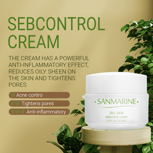 Sebcontrol Cream | Anti-Acne Cream with Anti-inflammatory Effect 