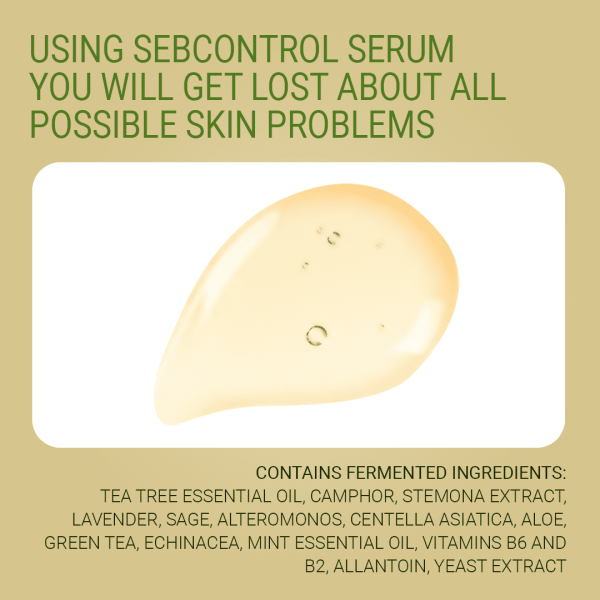 Sebcontrol Serum | Anti-inflammatory and Soothing effects