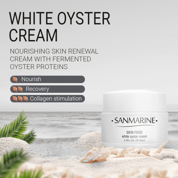 White Oyster Cream | Super Nourishing | Revitalizing cream